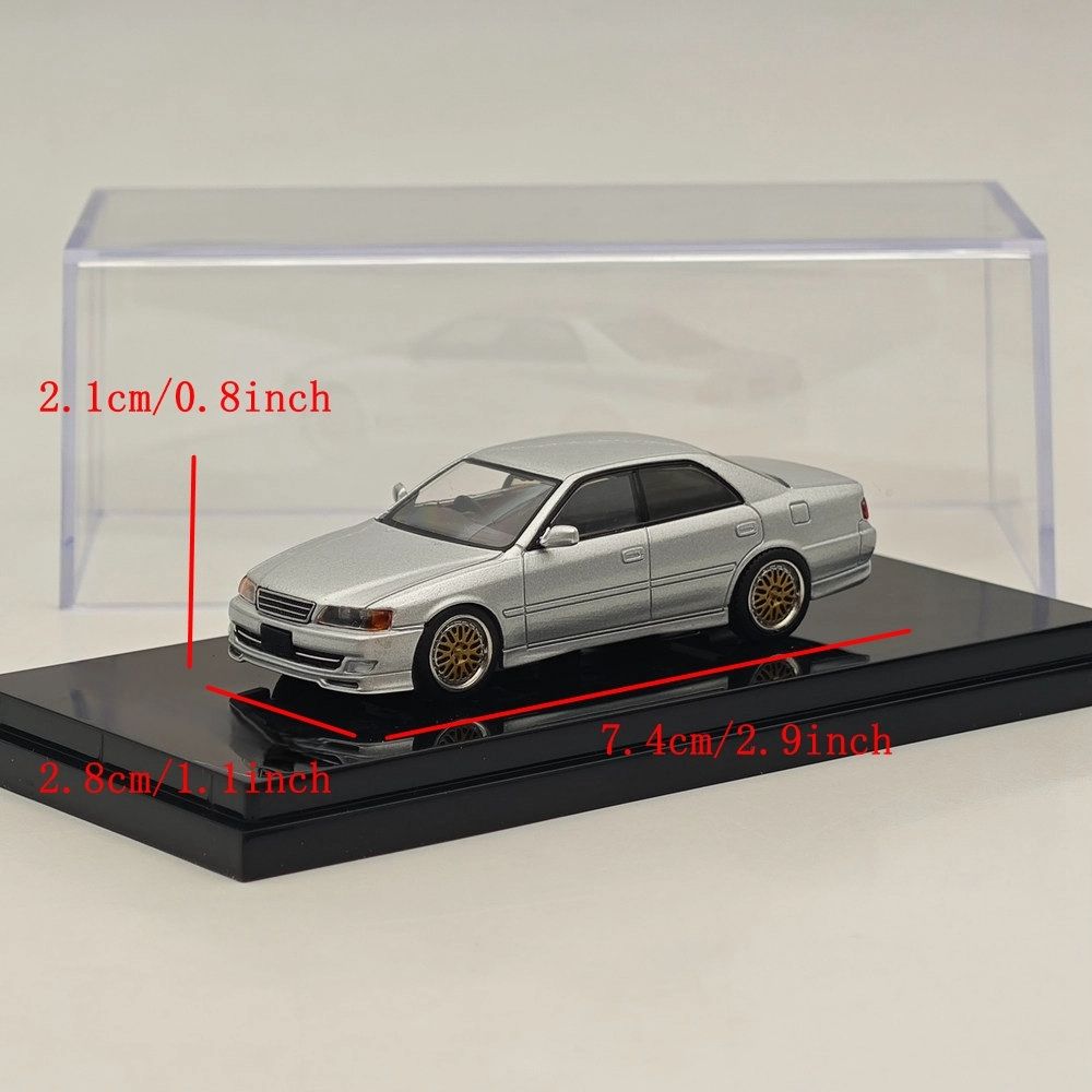 Hobby HJ 1/64 for CHASER TOURER V (JZX100) 1998 JDM STYLE Diecast Model Car Miniature Limited Collection Toy Vehicle Models