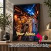 Custom Name Zenitsu Agatsuma 5D Diamond Painting Personalized Full Drill Diamond Art Kit Gift