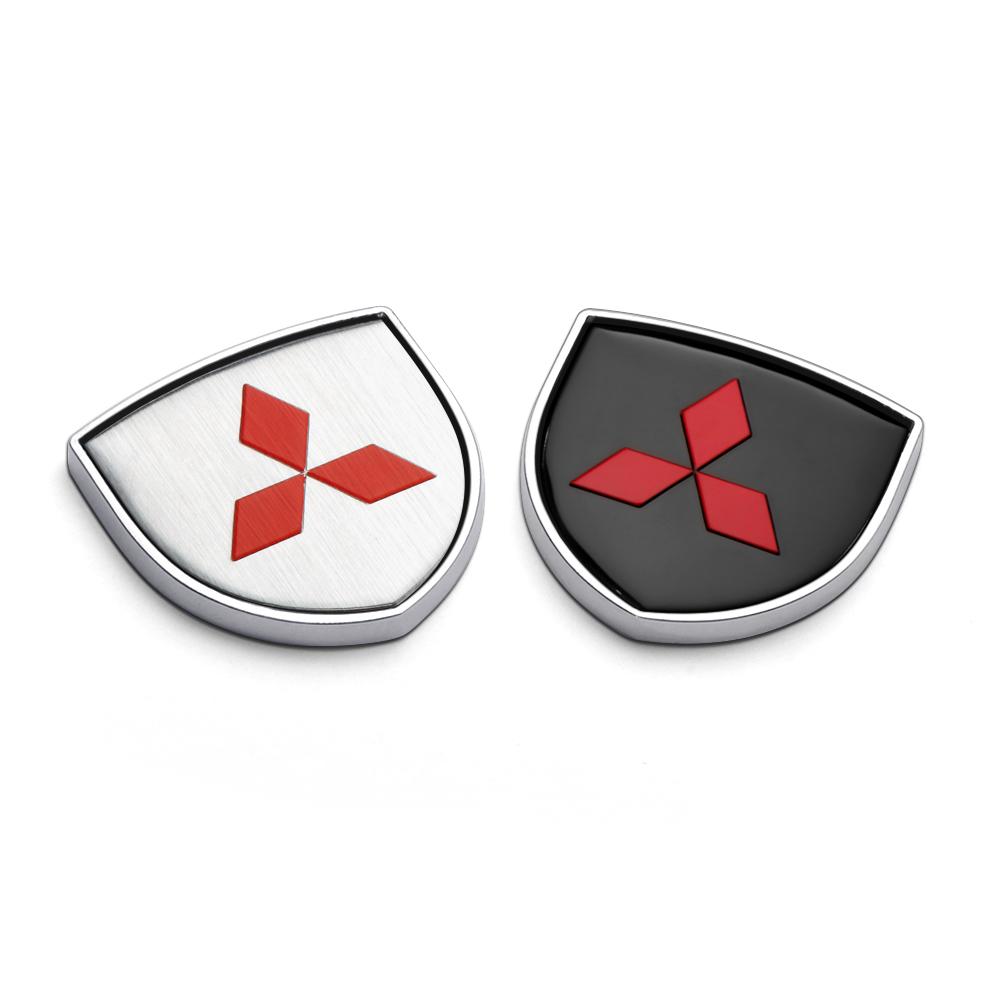1ks 3D kovová samolepka Znak na karoserii auta Štít Stylingové doplňky pro auto Pro Mitsubishi L200 ASX Pajero Sport Outlander Xpander Colt