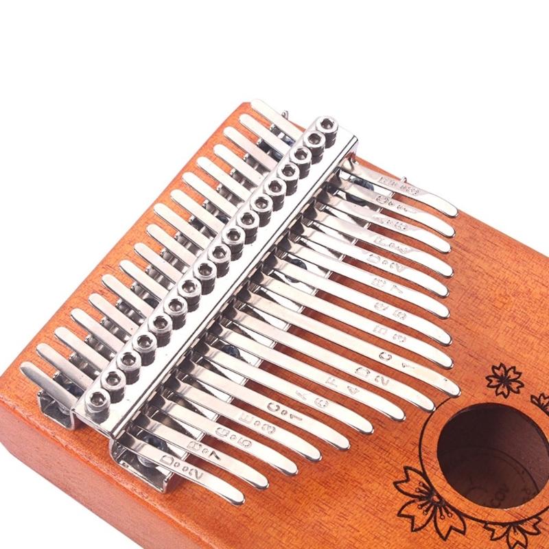 17 Keys Thumb Piano Portable Wood Kalimba Finger Piano Beginner Keyboard Instrument Gifts for Kids Adults Beginners