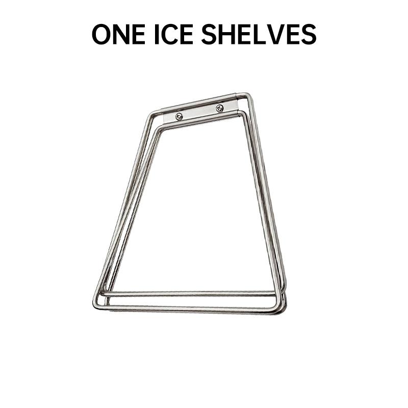 1-10PCS Folding Cold Storage Rack Stainless Steel Storage Box Bracket with Carrying Bag Suitable Camping Hiking Outdoor Fishing