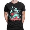 Men's Voz Hazbins Hotels Anime T Shirt  100% Cotton Tops Hipster Short Sleeve O Neck Tee Shirt New Arrival T-Shirts
