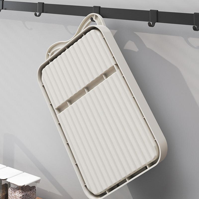 Kitchen Spatula Storage Rack Foldable Plastic Cookware Storage Rack Anti Slip Draining Pot Lid Storage Rack Kitchen Accessories