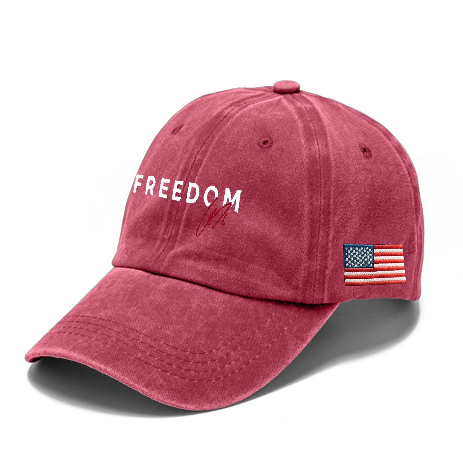 Fashionable Print Men s And Women s Adjustable Baseball Caps красный