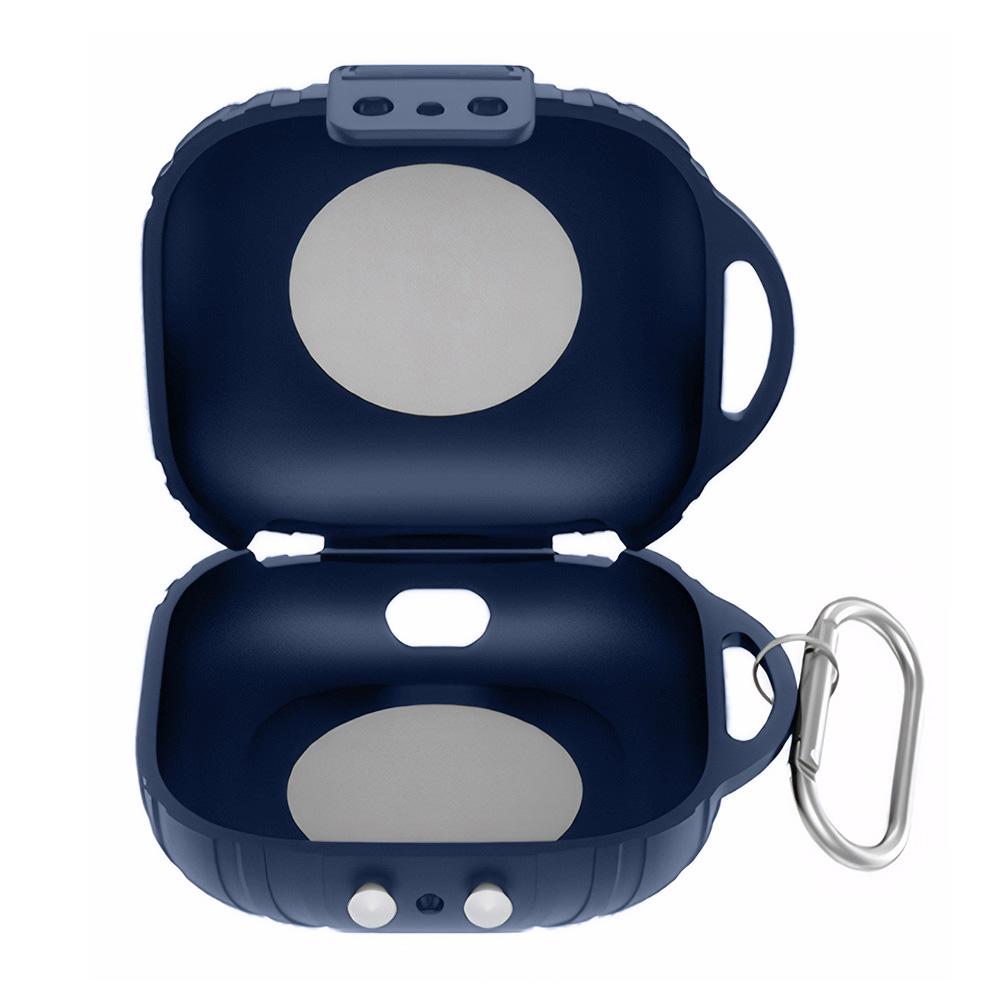 Custodia In Silicone Per SoundPEATS Air 5 | Cover Protettiva Morbida Con Moschettone, Nero