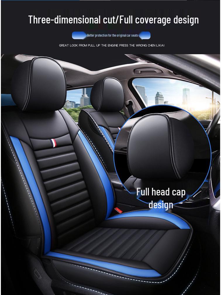 Universelles Vier-Jahreszeiten Waschbares Leder Autositzkissen