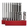 9PCS Magnetic Ball Head Hex Bits S2 Steel Hex Driver Bits Set  Auto & Mechanical Repair