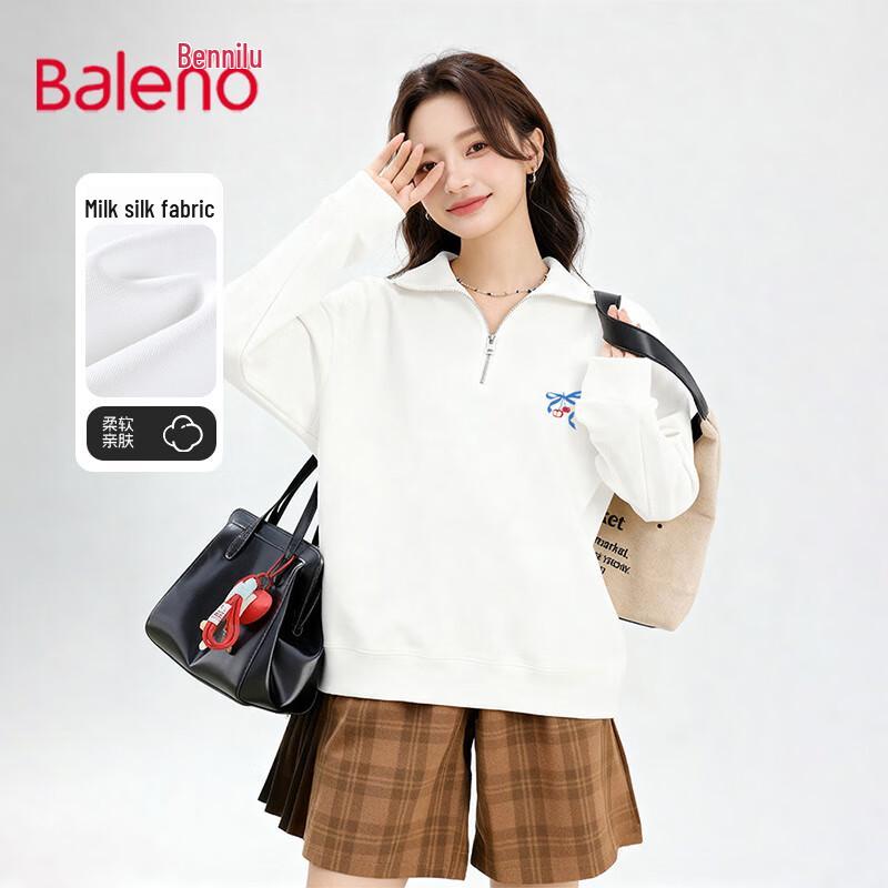 Baleno Dam 2025 Höst Tröja med Halv Dragkedja Krage