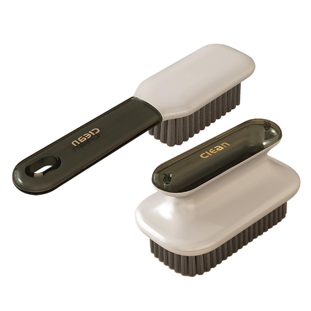 2pcs/Set Shoe Brushes + Laundry Brush Multi-Purpose Reusable Stain Removal Brush Household Cleaning Tool For Clothes/Causl Shoes