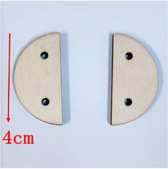 Hand-Painted DIY Busy Board: Educational Wooden Gears & Clock Ornament for Teaching and Decoration