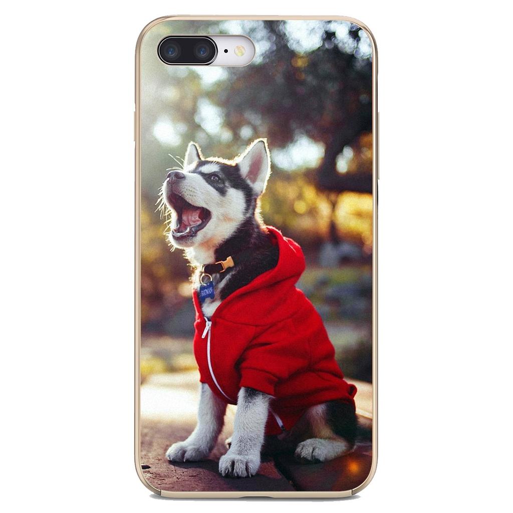 For Xiaomi Mi3 Mi4 Mi5 Mi6 Mi 9 Lite 11t 10 10t 11 Lite Redmi Note Pro Ultra TPU Covers Husky Dog
