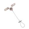 4Pcs Adjustable Shower Rod Ceiling Mount Support Prevents Dropping with Rustproof Stainless Steel Designs