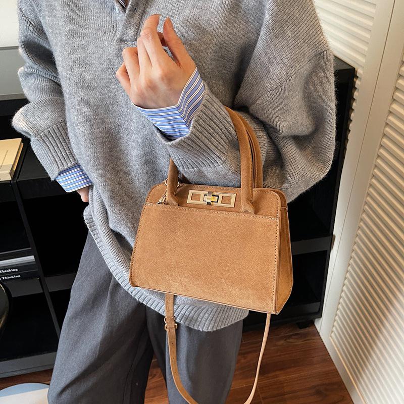 2025 Retro Frosted Textured Handbag: Versatile Women's Shoulder & Crossbody Bag