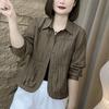 Shirts Tops Spring Summer Women Long Sleeves Shirt Jacket Korean Womens Fashion Cardigan Blouse Coat