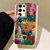 Retro Sunflower God Planet Fruit Trendry Phone Case for Samsung Galaxy S25 S24 S23 S22 S21 FE Plus Ultra Shell Silicone Cover