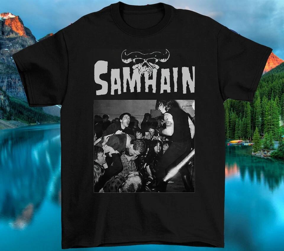 SAMHAIN Bandmetal T Shirt Size S M L 234XL Short Sleeve Men Unisex T-Shirt S