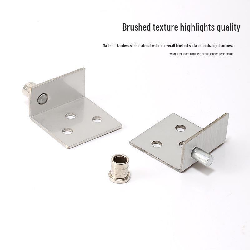 Hands-Free Magnetic Stainless Steel Corner Code Hinge for Cabinet Doors