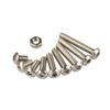 340PCS/SET M3 Stainless Steel Hex Socket Screws Nut Set With Box nut sock  metic nut and bolt assortment  thumb screw m3 color