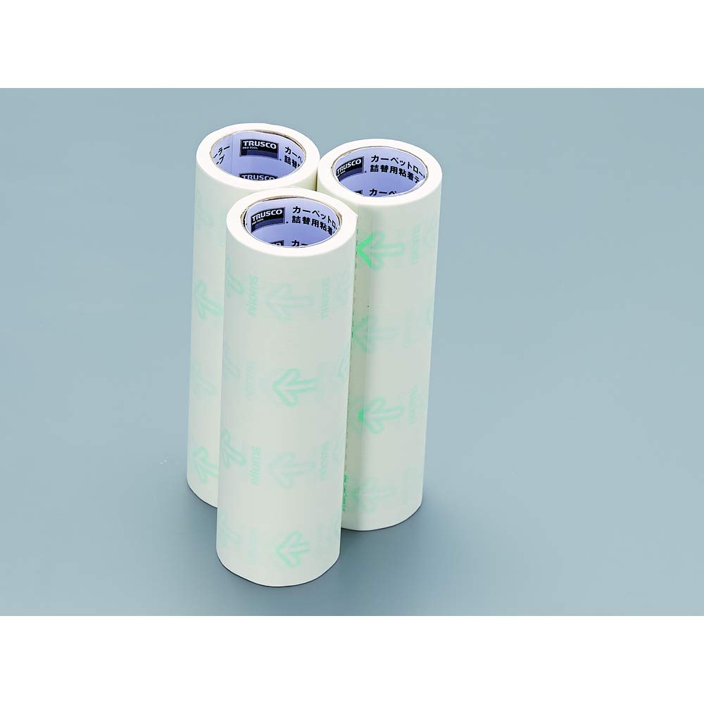 TRUSCO Carpet Roller Replacement Adhesive Tape 160mm Width X 70 Rounds CRT16070 (10 Rolls)