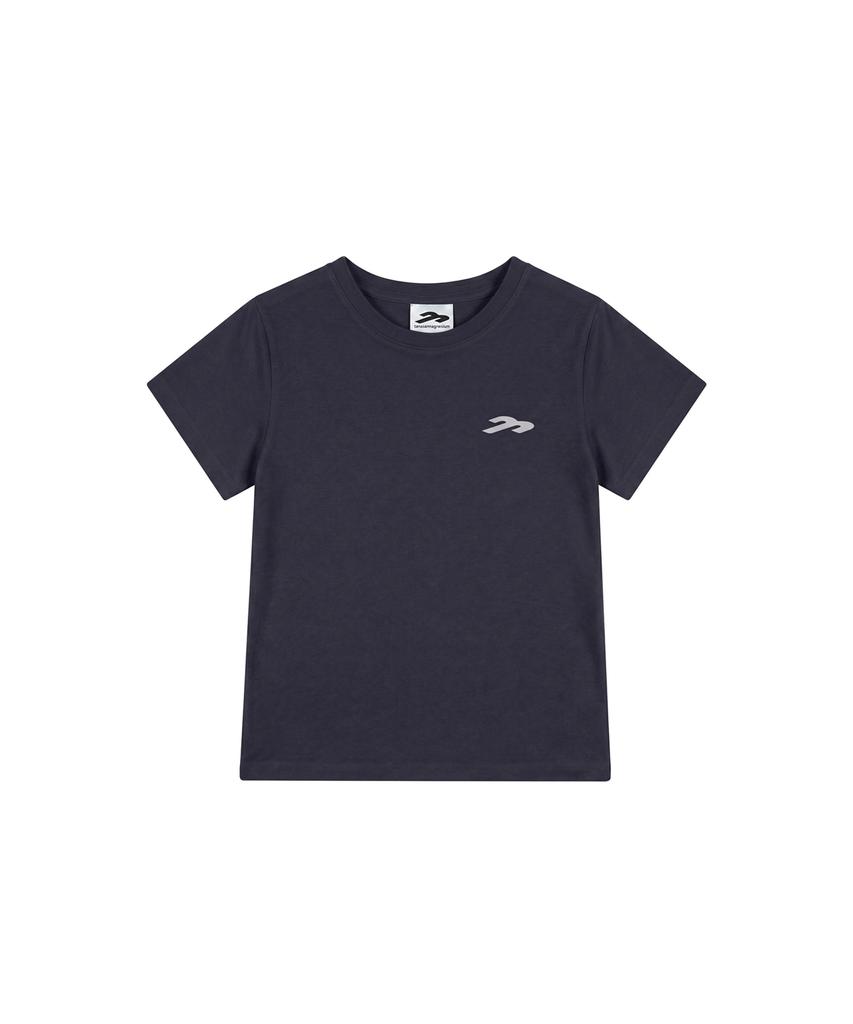 Tansanmageunesyum Cross Applique T-Shirt (Navy)