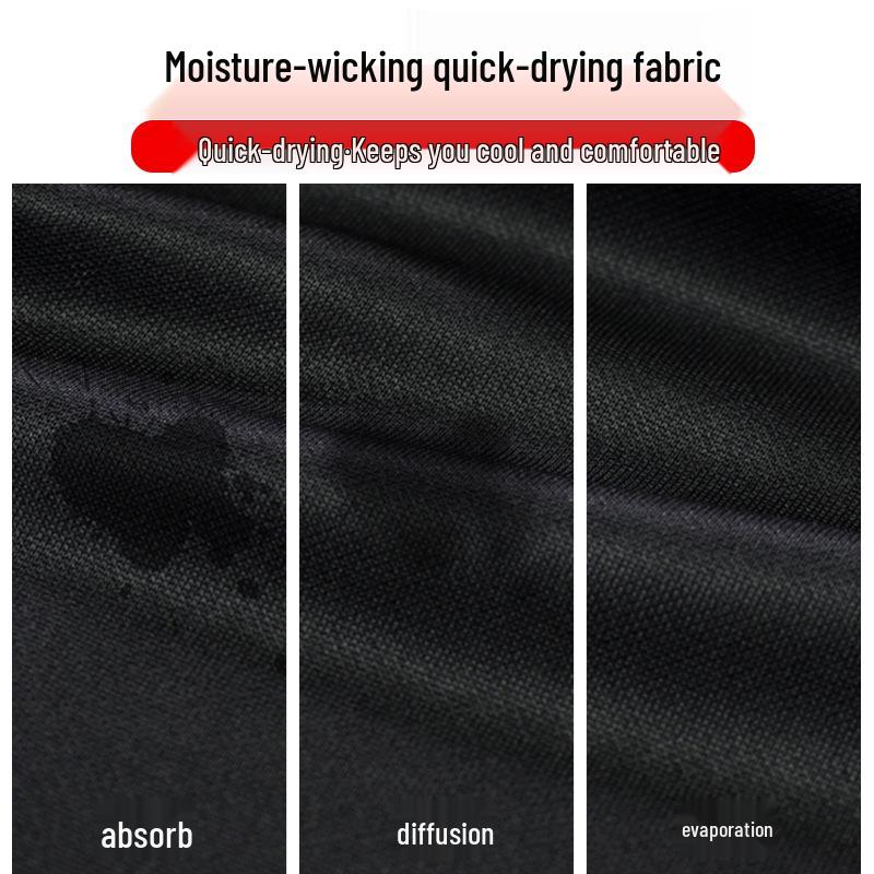 Pánské rychleschnoucí elastické sportovní tričko na basketbal a běh