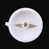2Pcs Universal White Microwave Oven Plastic Spool Rotary Knob Hole D-Shaped Timer Control Switch Handle Long Handle Spare Parts