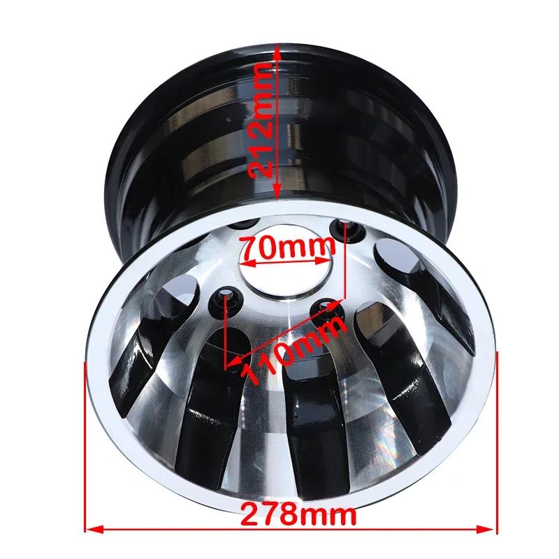 Jantă roată din aliaj de aluminiu 225/40-10 pentru scuter electric Citycoco cu trei roți Piese butuc spate 20.5X10-10 22X10-10 20X10-10