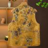 Women's Spring Autumn Jacquard Buckle Vest - New Chinese Style for Middle-aged Mothers
