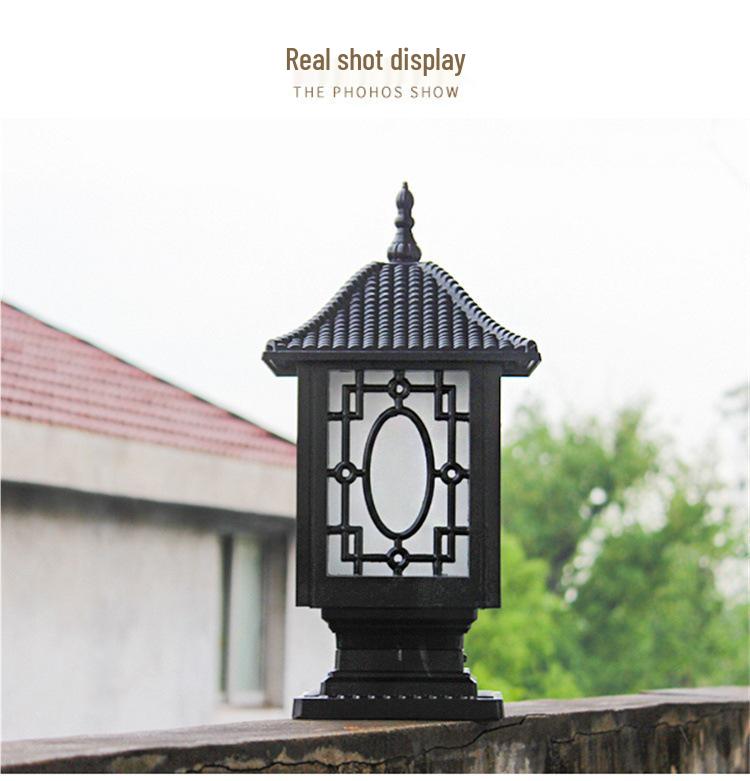Chinese Style Waterproof Outdoor Wall Lamp for Garden and Villa