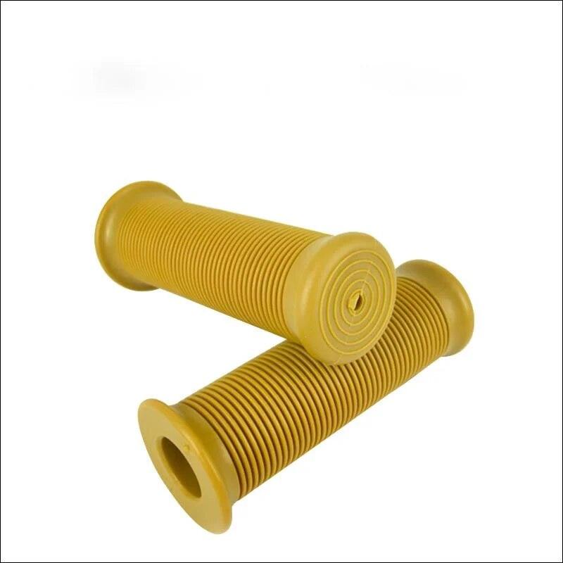 1 Pair 22mm Universal Motorcycle Handlebar Vintage Handle Grips  Rubber Bar Gel Grip Retro Rubber For Cafe Racer Bobber Custom