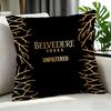Alcohol Belvedere Cushion Cover Cushion Cover Set 4Pcs 50X50 45X45 40X40 Pillowcase Decorative Sofa Home Decor
