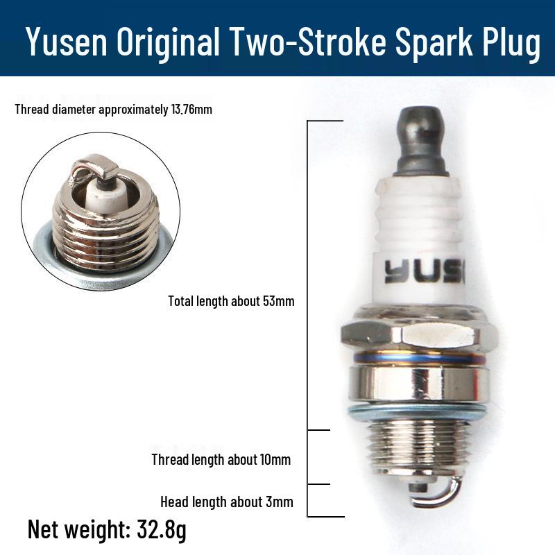 Universelle Hochfeste Zündkerze für Kettensäge, Rasenmäher, Benzinsäge, Heckenschere