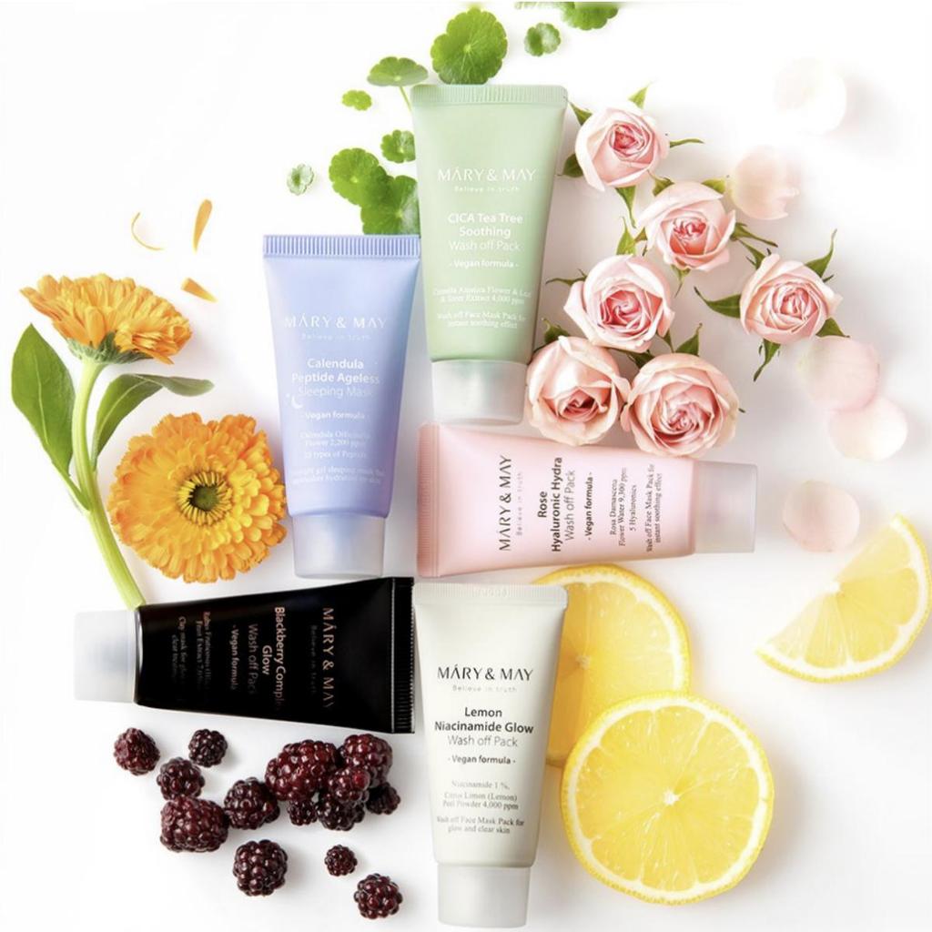 [Mary&May] Wash Off Mask Mini Gift Set