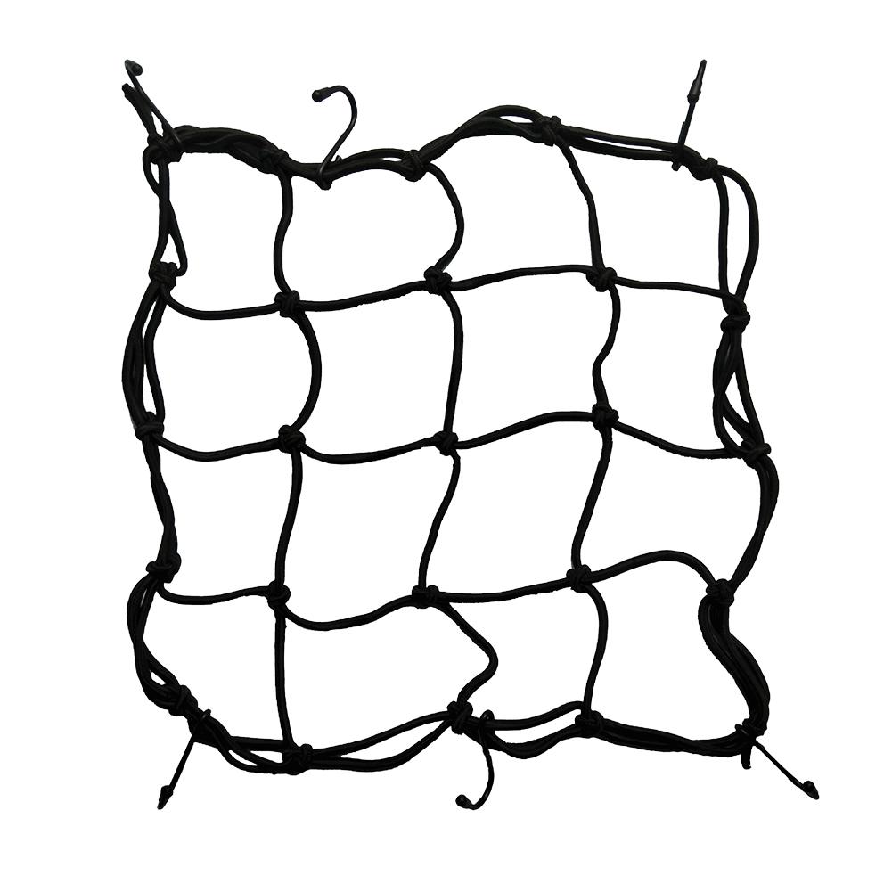 Adjustable Motorcycle Elastic Luggage Net With Hooks: 30x30cm Sizes For Cargo/Helmet Fixing Mesh – Also Fits Bike Fuel Tanks