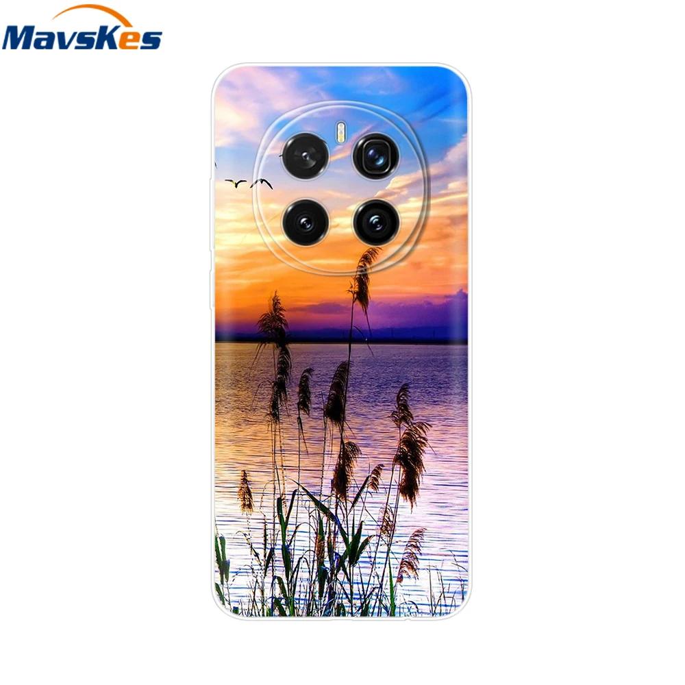 Für Honor Magic 7 Pro Hülle Magic7 Pro Klare Bemalte Abdeckung Weiche Silikon Handyhülle Für Huawei Honor Magic7Pro Hülle Fundas Schalen
