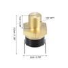 uxcell Universal 3mmNPT 150 Degree On 135 Degree Off Car Radiator Engine Cooling Fan Temperature Thermosensor Switch