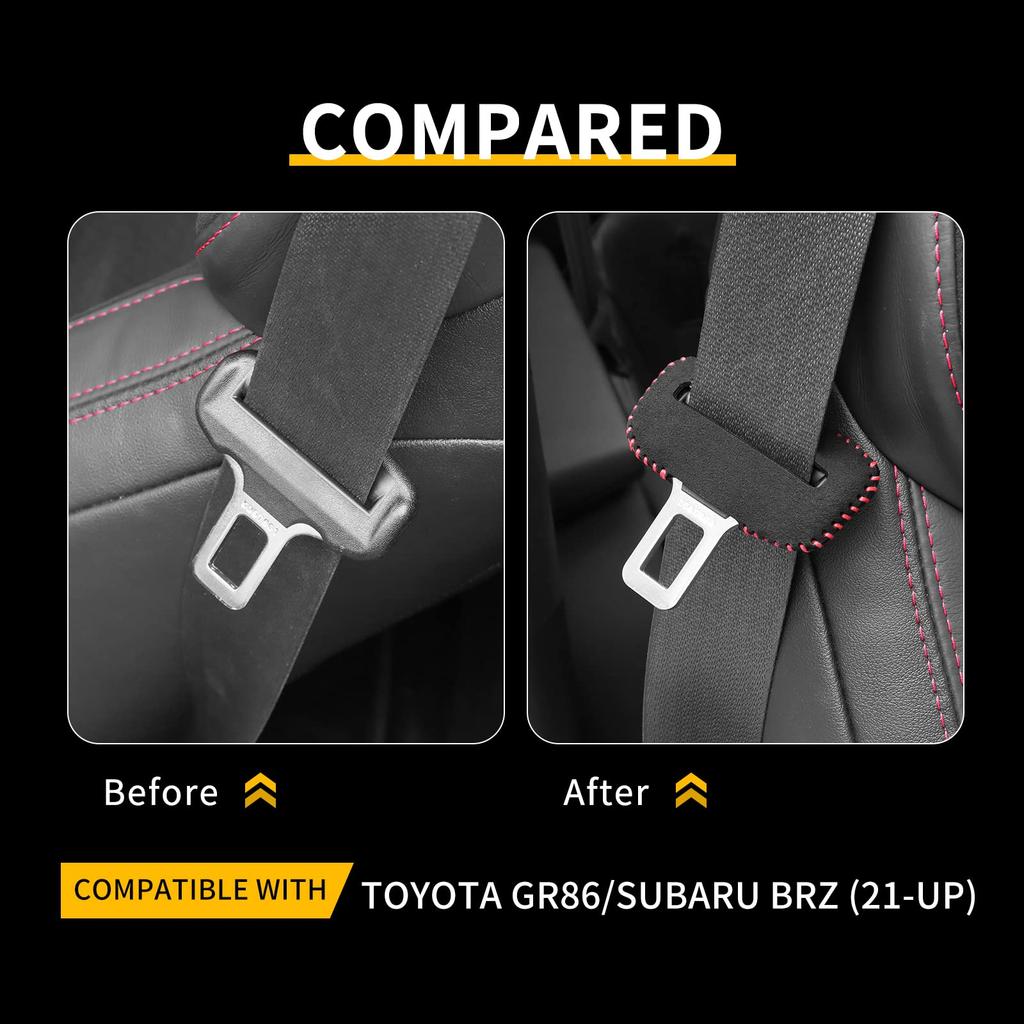 KUNGKIC Toyota GR86 ZN8 Subaru BRZ ZD8 2021 2022 2023 Capa da Fivela do Cinto de Segurança