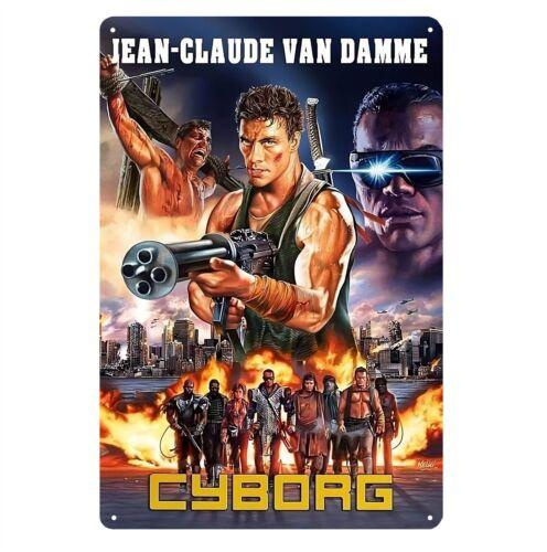 n1Cybrorg jean claude van damme Movie Metal Poster Tin Sign 20x30cm 20x30cm(7.8x11.8inch)