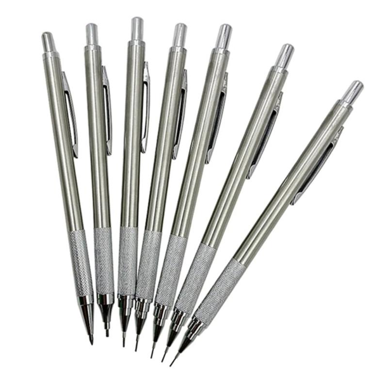 Automatic Pencil with Leads HB Pencil Refills Metal Mechanical Pencil for School