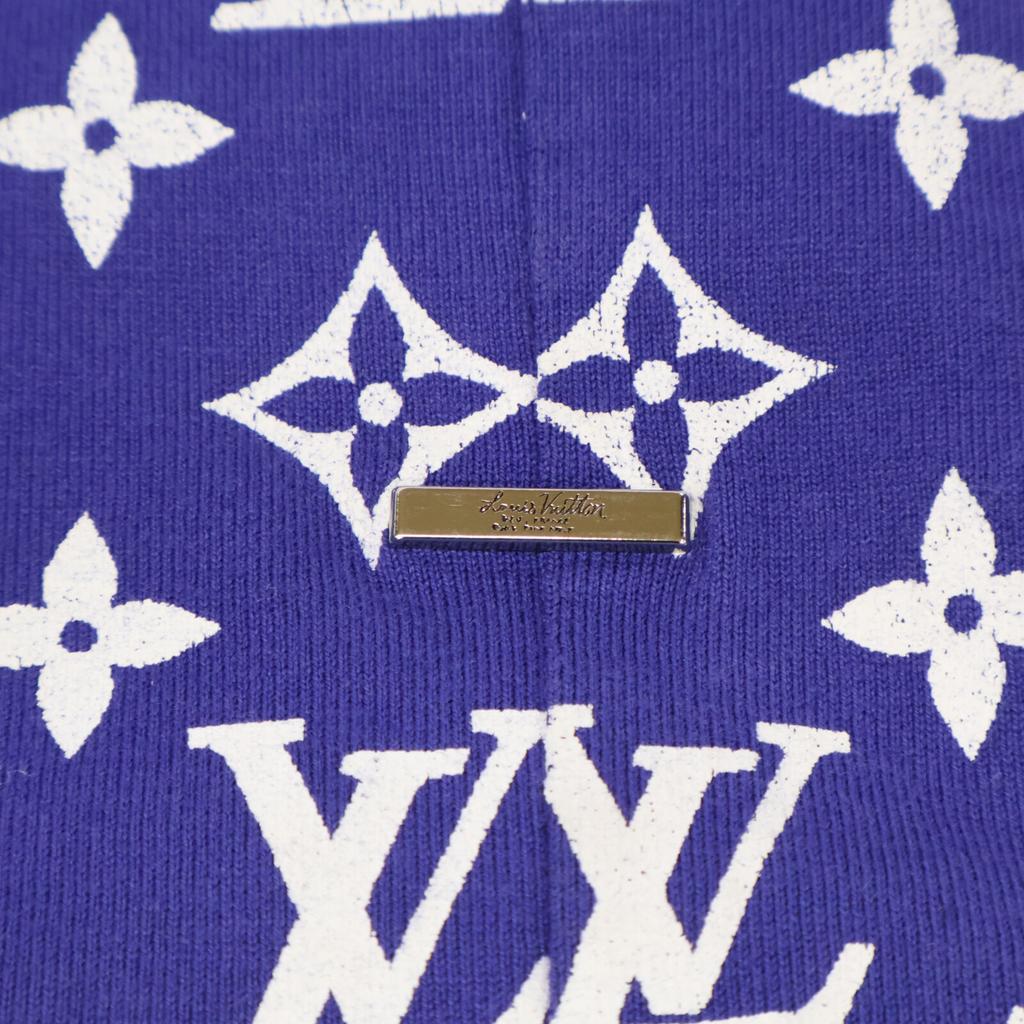 Louis Vuitton 22AW RM222Q NPG HKY46W Blue Monogram Gradient Gradient T-shirt Tops XS blueUsed