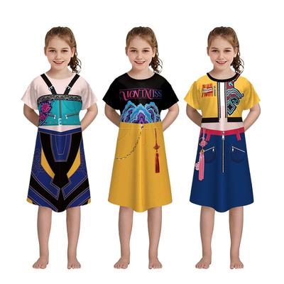 Koreanische Gruppe POP Bühnenauftritt Anzug Kinder Mädchen Super Star Halloween Cosplay Kostüm Rollenspiel Kleid