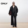 Only Women's 100% Wool Double-Faced Loose Lapel Coat