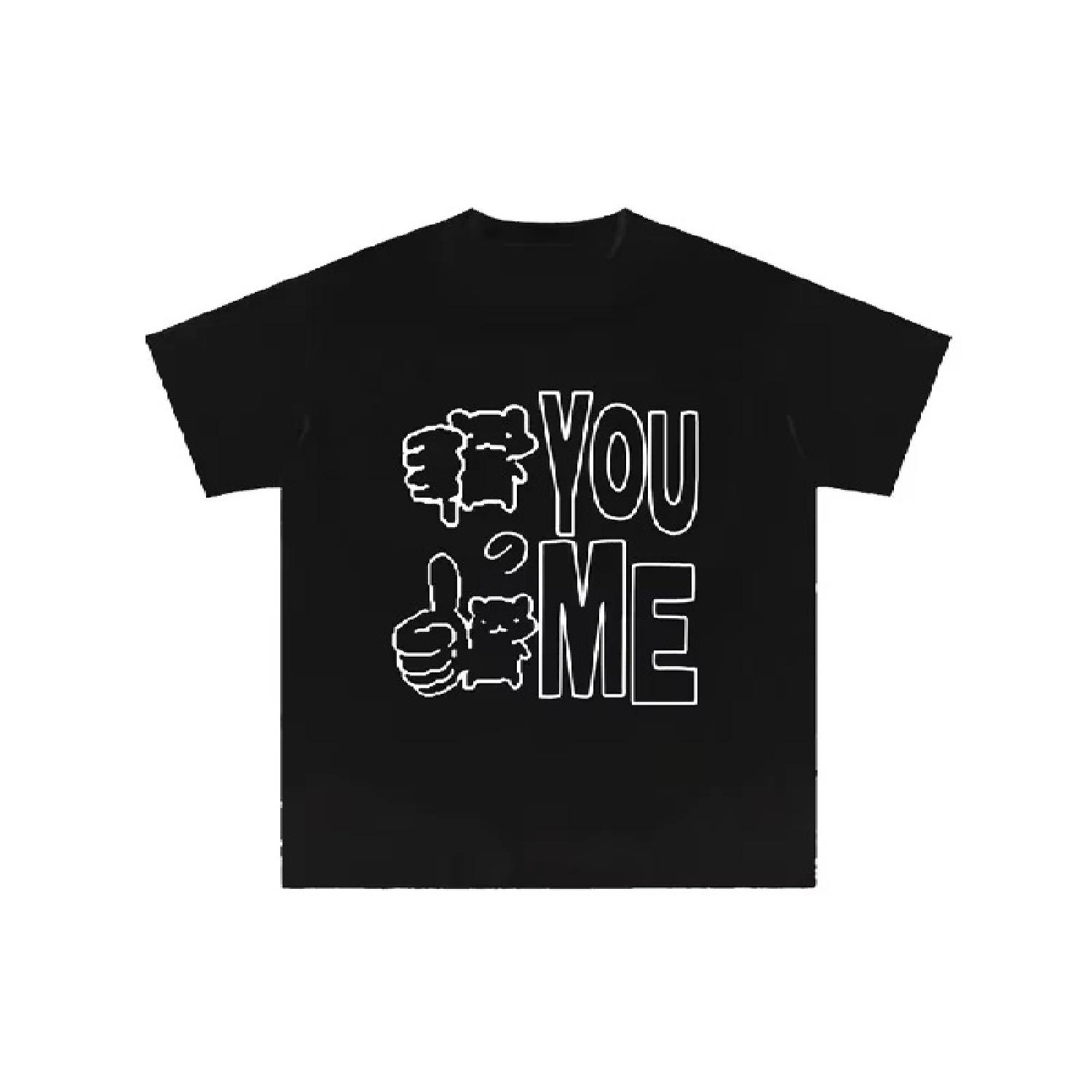 

New Fashion Summer Comfortable Niche Parody Abstract Slogan Design Print Breathable Cotton Short Sleeve Unisex Children s Tshirt XXXXXL чорний