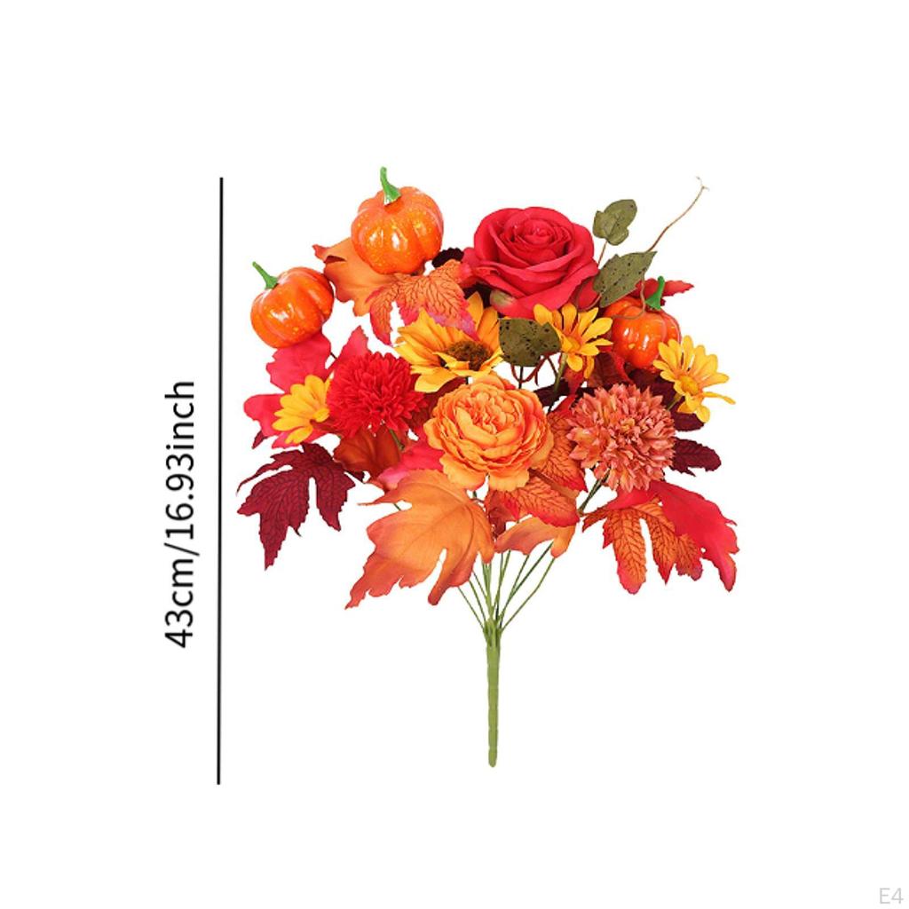 Herbst Künstlicher Blumenstrauß Herbstliches Blumengesteck Künstlich für Party