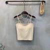 C S In The Room Jiho Cap Inner adjuSTable STrap SleeveleSS T ShirT 3Color C