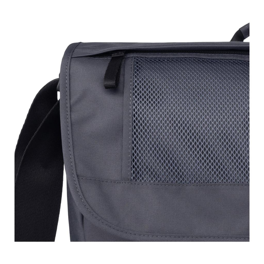 The North Face 25L Solid Color Minimalist Logo Embossed Messenger Bag Shoulder Handheld Outdoor Bag Men Bags Charcoal-Gray NN2PR00L
