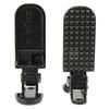 Electric Rear Pedals Aluminium Foldable Pegs Folding Footrest for Electric Scooter Electric Scooter Accessory Black