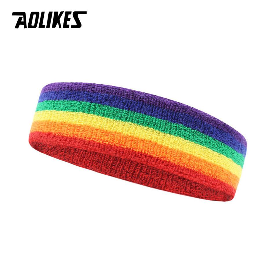 Aolikes Unisex Sport Wristband Sweatband Breathable Running Basketball Badminton Wrist Protector for Safety