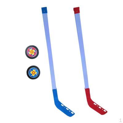 Hockey Stick and Ball Set Floor Comfortable Grip Portable Street Sticks, for