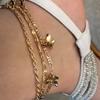 1-3ks Jednoduchý Kovový Reťazový Anklet s Príveskom Motýľa pre Ženy Nastaviteľný Vrstvený Vintage Minimalistický Plážový Anklet Set Šperky na Nohy
